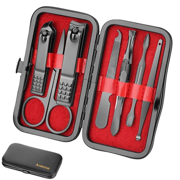 Manicure Set Personal care - Nail Clipper Kit Luxury Manicure 8 In 1  Professional Pedicure Set Grooming